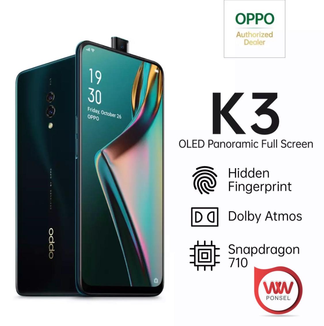 OPPO K3 Special Online Edition 6/64GB OLED Panoramic Screen, Cicilan 0%,