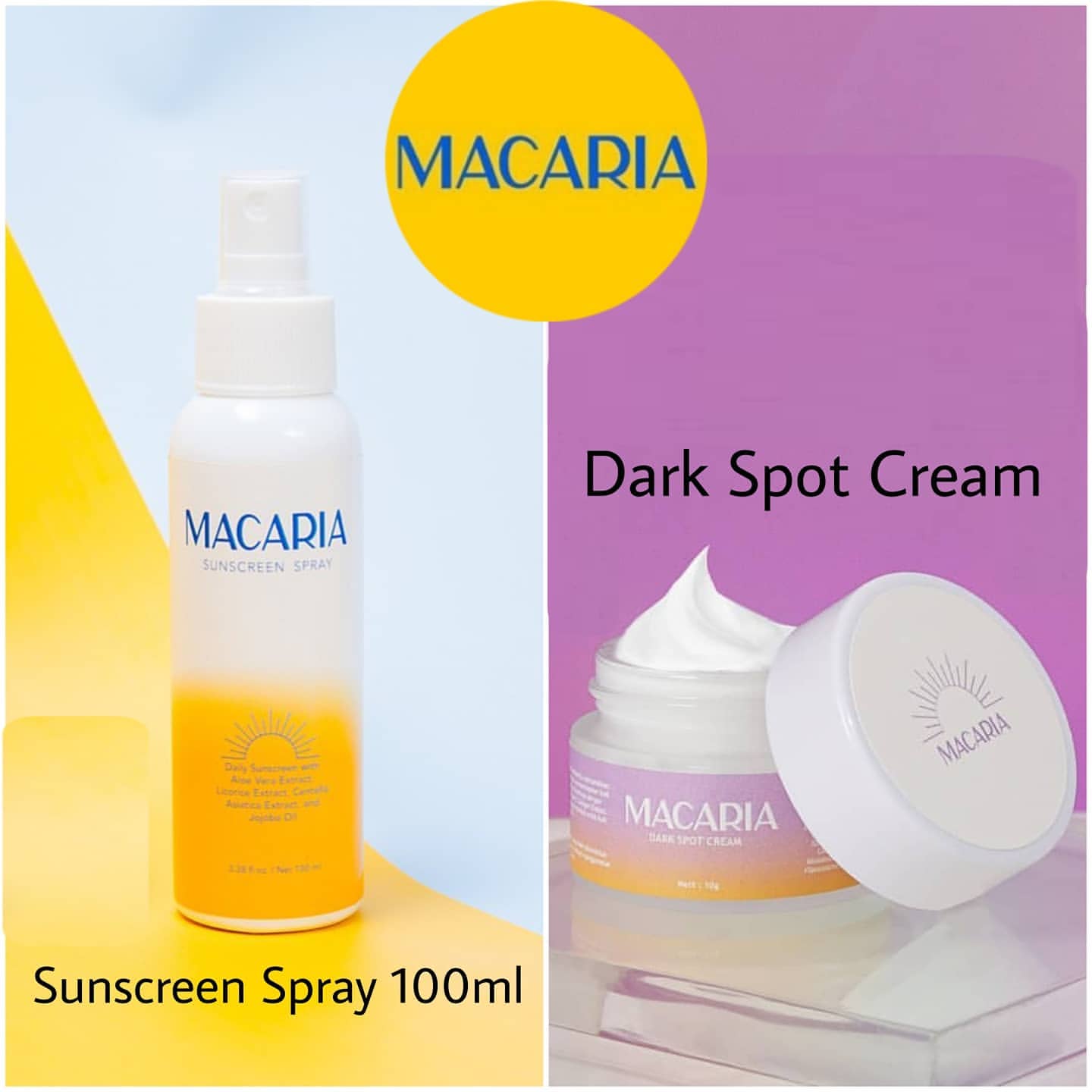 sunscreen macaria