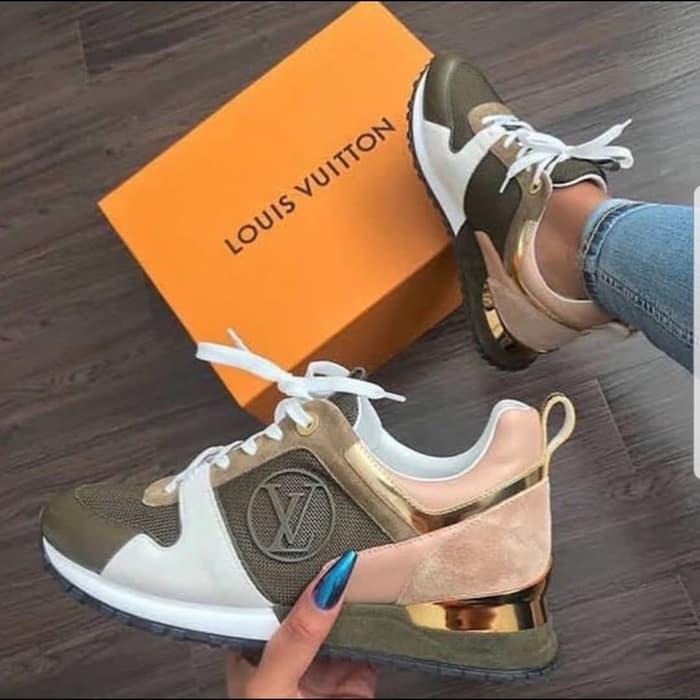 LOUIS VUITTON LV RUN AWAY SNEAKERS ORIGINAL QUALITY / Sepatu Wanita / Sepatu Original / Sepatu Terlaris / Sepatu Limited / Sepatu Premium / Sepatu Sneakers / Sepatu Keren / Sepatu Import / Sepatu Terbaru / Sepatu Murah / Sepatu Diskon / Sepatu Casual