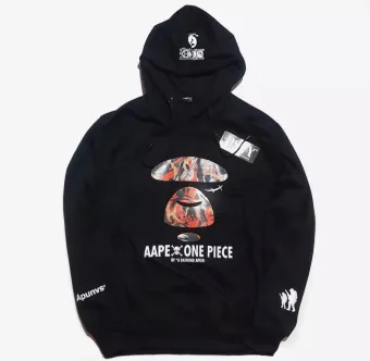 aape x one piece hoodie