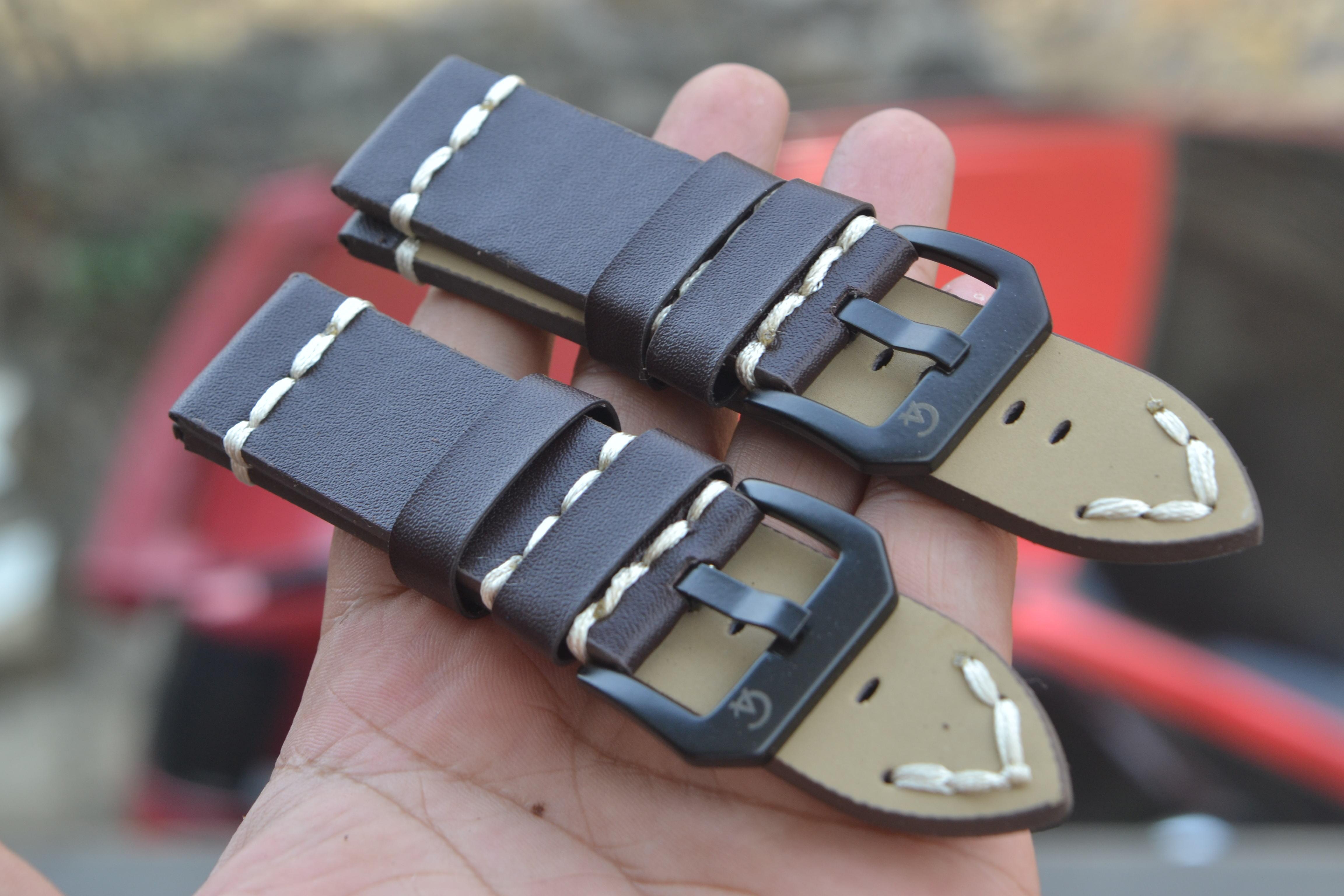strap Tali jam tangan kulit Ac Alexandre Christie