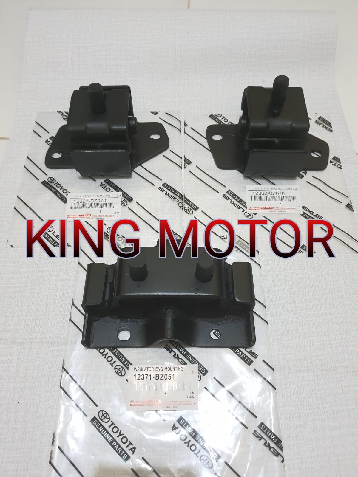 Engine Mounting Set Complete Engine Mount Avanza Veloz Rush Terios OEM ...