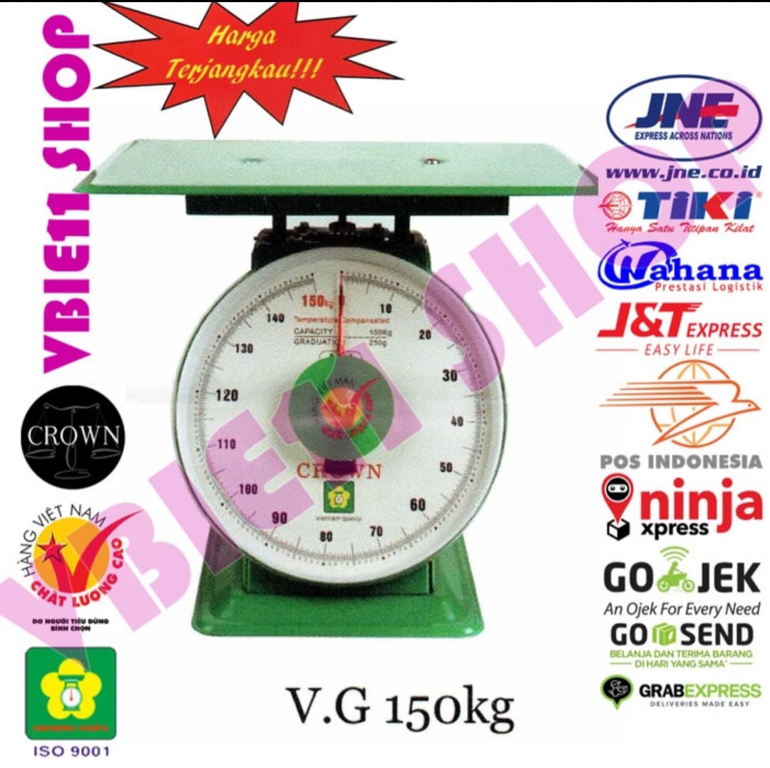 Timbangan Merk Crown Nhno hoa Vietnam Quality 150 KG | Lazada Indonesia