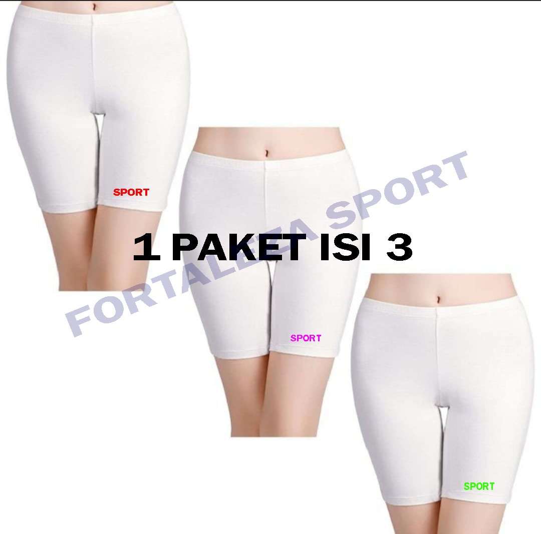 PAKET ISI LOGO SPORT Legging Short Olahraga/Celana Pendek