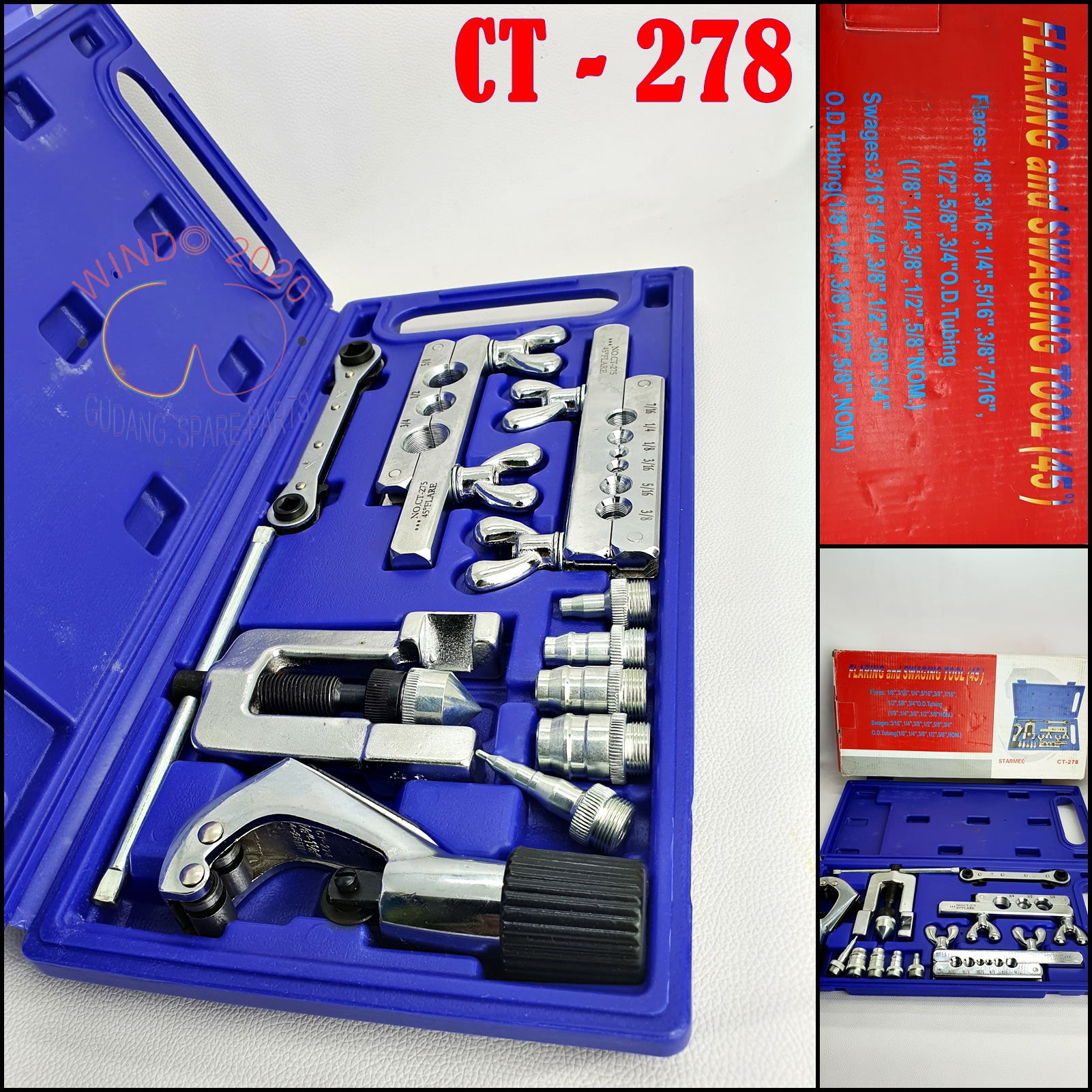 FLARING TOOL CT278 ALAT FLARING SWAGING FLARING DAN SWAGING