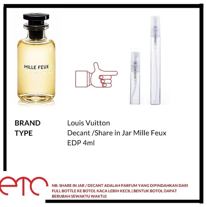 Decant Original Louis Vuitton Mille Feux Edp 4Ml Women | Lazada Indonesia