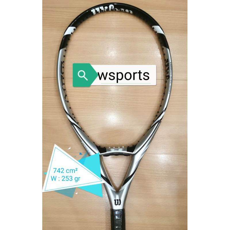 Raket Tennis Wilson BLX Power FX 115 Max Wave Original Raket