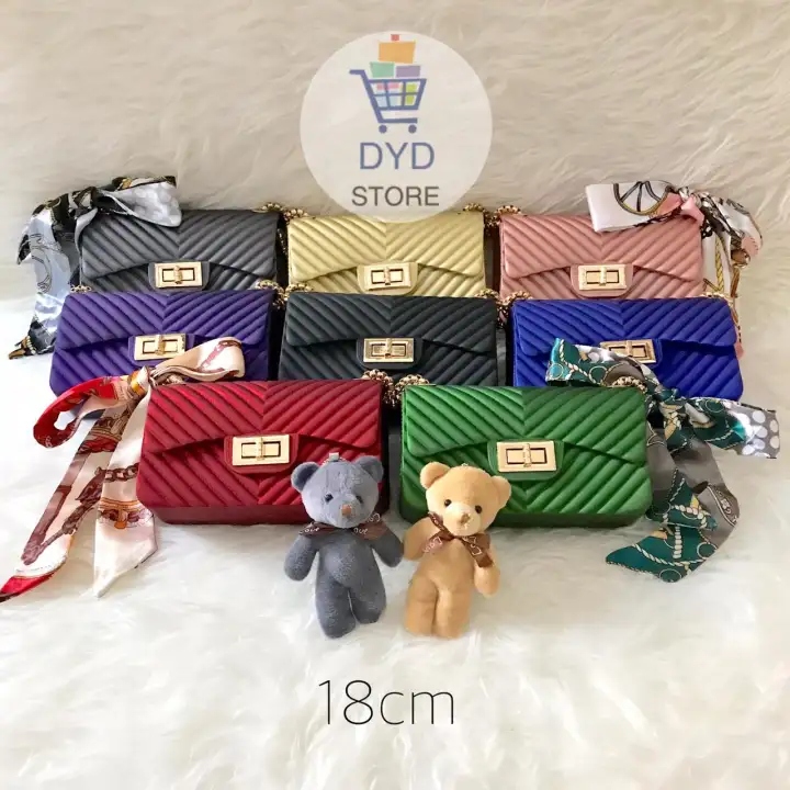 Tas Import Jakarta Jelly Matte Chevron Uk18 Mini Ts168aak Free