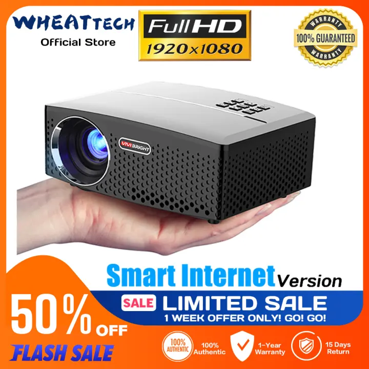 Gp80up Full Hd Led Proyektor 7000 Lumen 4k Android 6 0 Led Wifi Video Proyektor Portable Smart Mini Proyektor 1080p Lazada Indonesia