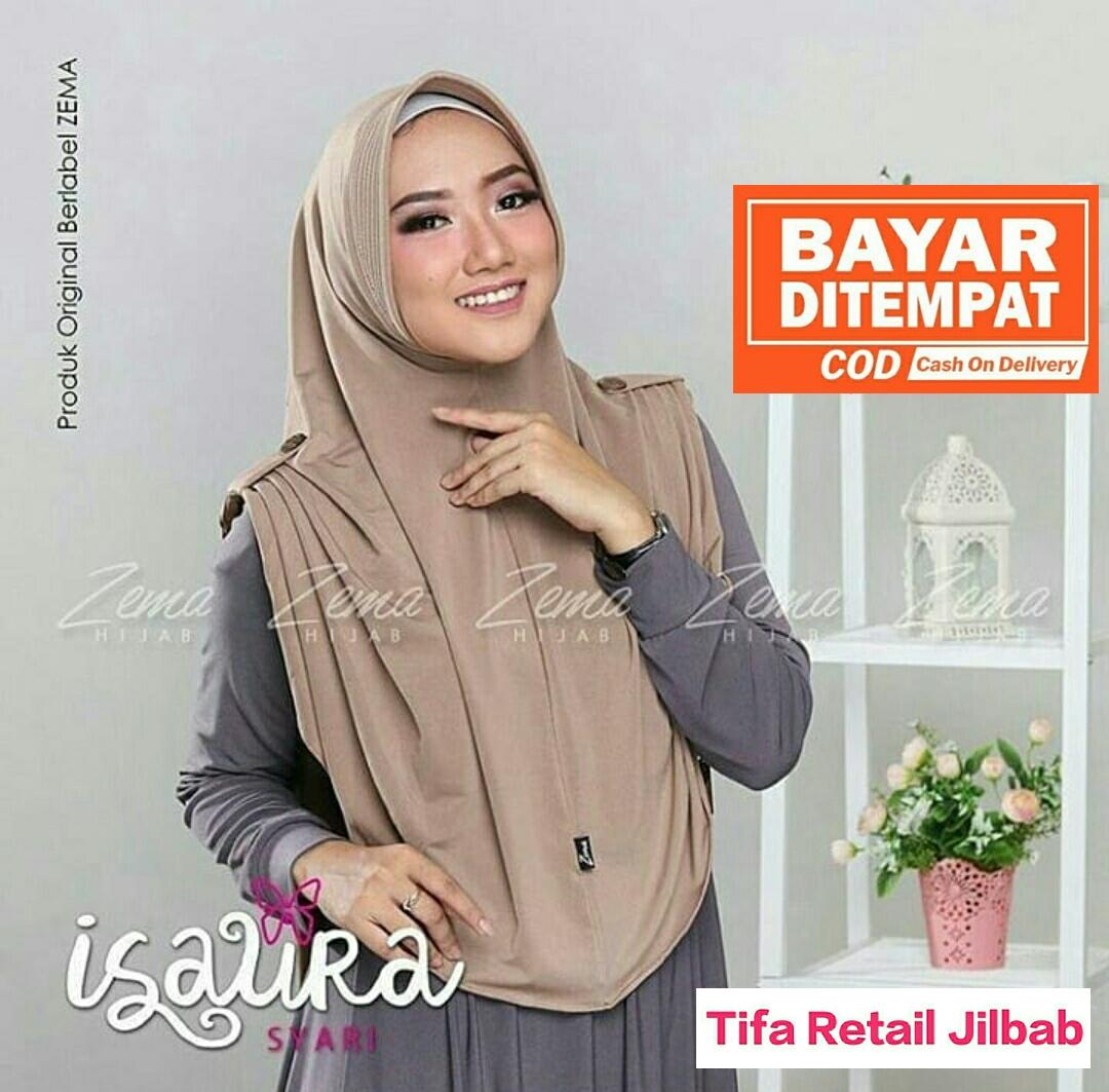Jilbab Instan Khimar Isaura Jersey