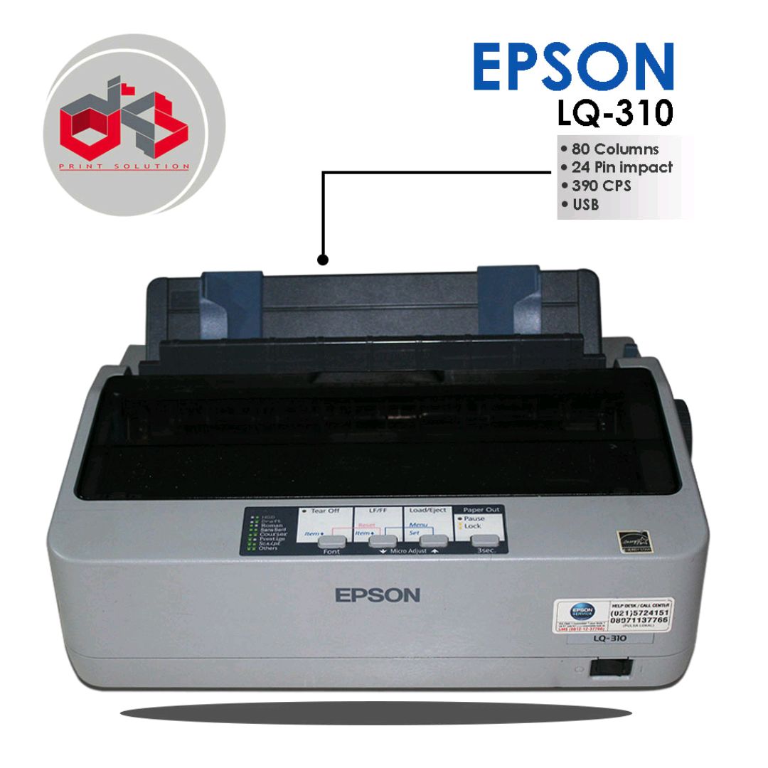 Dot Matrix Epson LQ310 Printer Kasir Nota Faktur Surat Jalan Lazada Indonesia