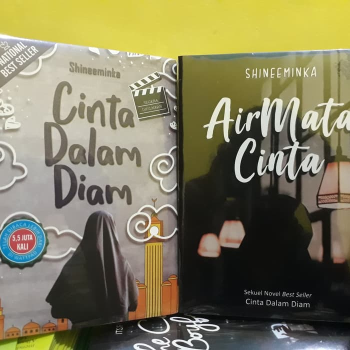 Paket Novel Cinta Dalam Diam Dan Novel Air Mata Cinta Shineeminka Lazada Indonesia