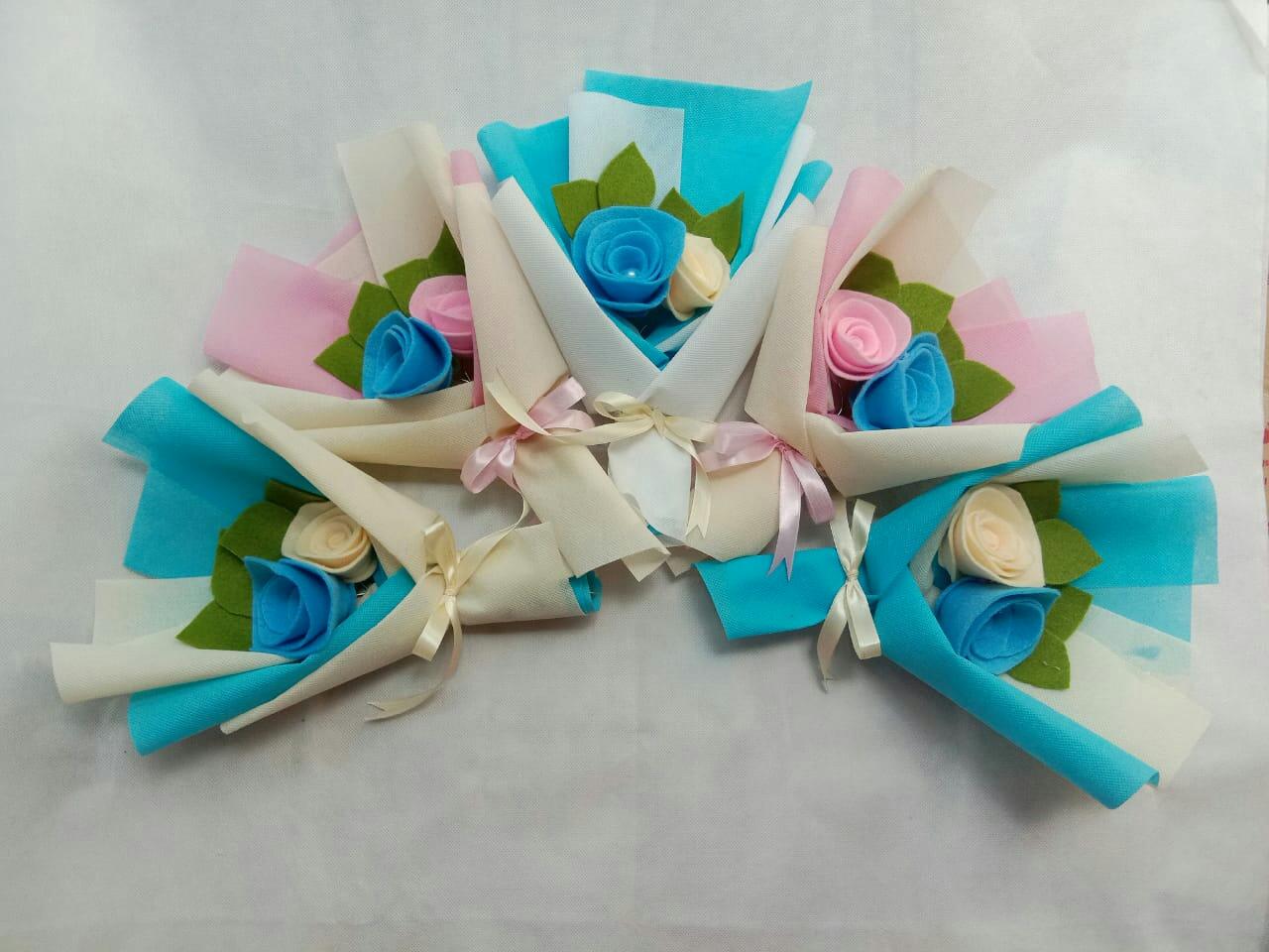 BUKET BUNGA FLANEL ( sekilo isi 3-4pc )