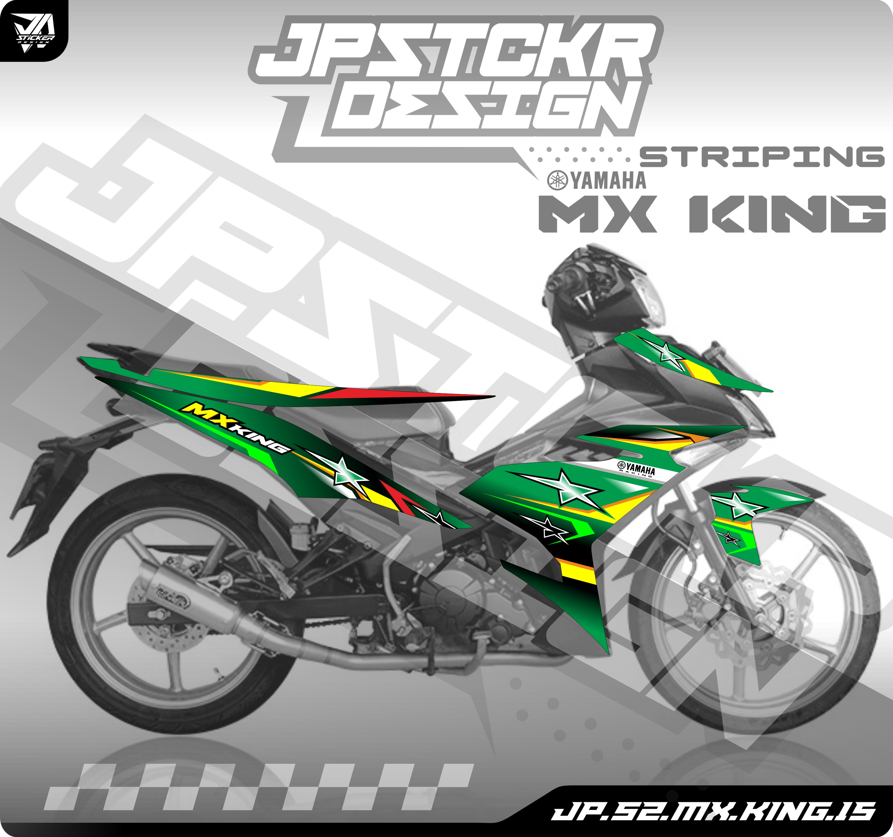 MX KING STICKER STRIPING MX KING - STIKER STRIPING LIST MOTOR YAMAHA MX ...