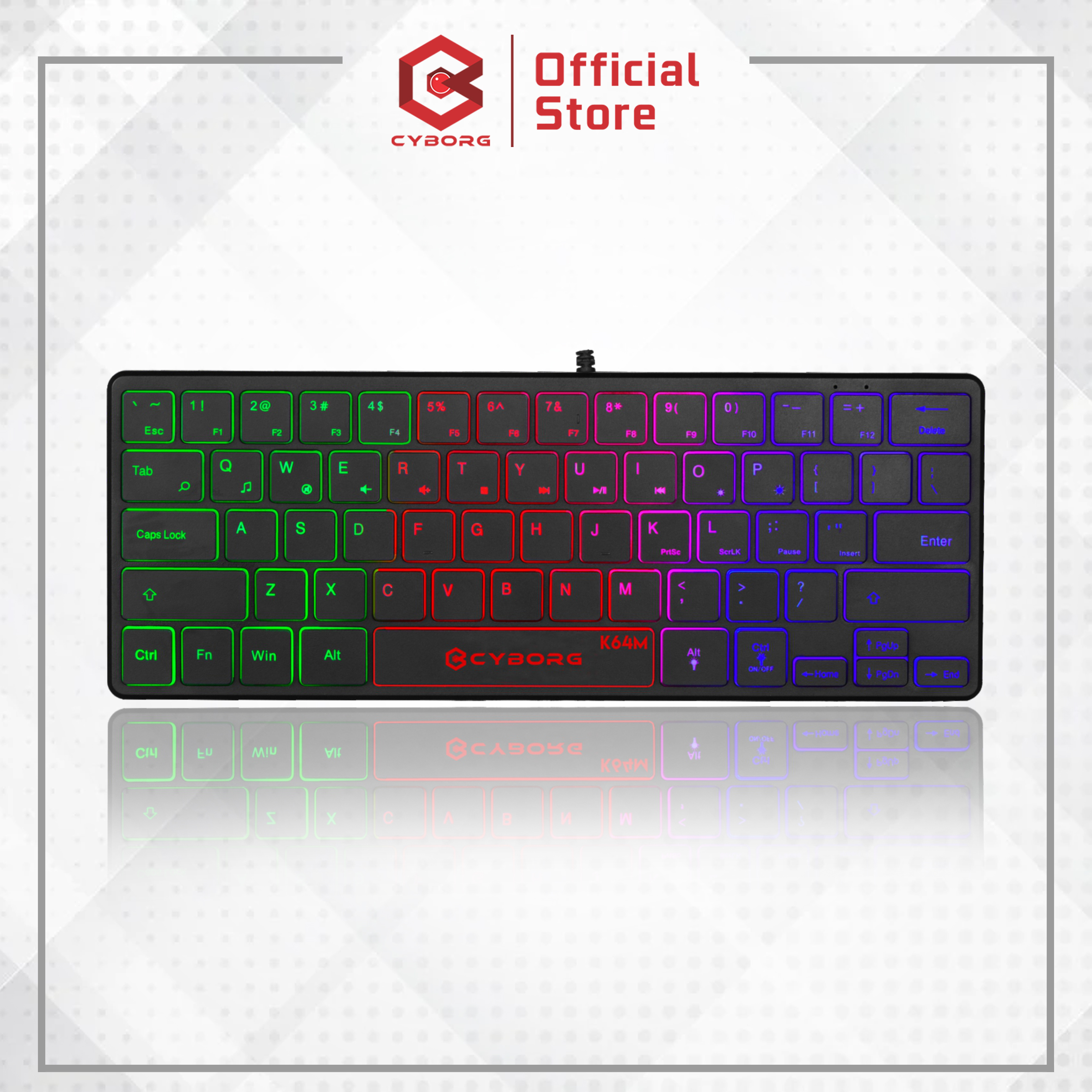 Mini Entry Level Gaming Keyboard K64M (Atom) Lazada Indonesia