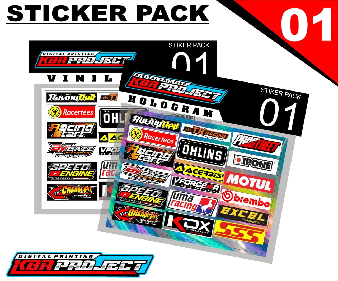 Sticker Pack - Sticker Pack Variasi List Sticker Pack.01 Design IP ...