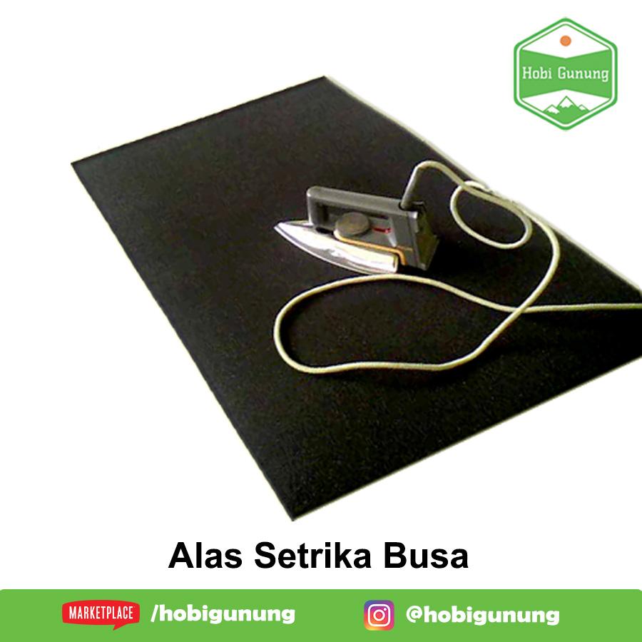 Alas Busa Setrika Anti Panas Polos Praktis Menyetrika Baju Tidak Repot