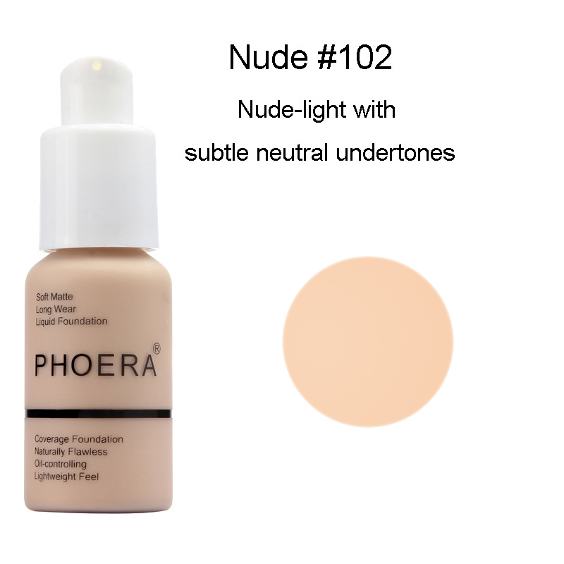 Bilian PHOERA Mineral Touch Whitening Concealer Facial Base Cream Brighten Moisturizer Face Liquid Foundation Makeup Primer