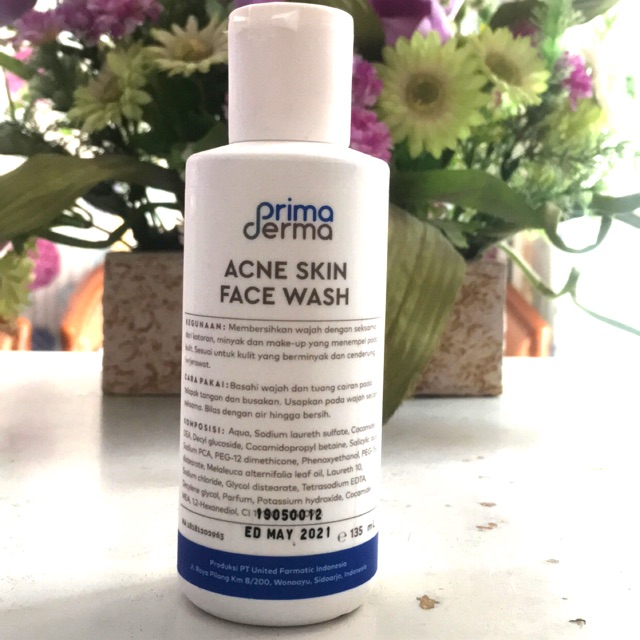 primaderma acne skin face wash