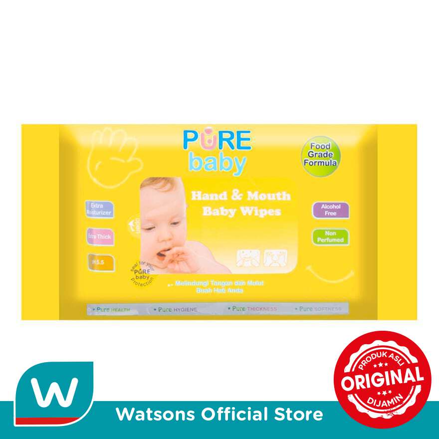 Pure baby hand and mouth hot sale baby wipes