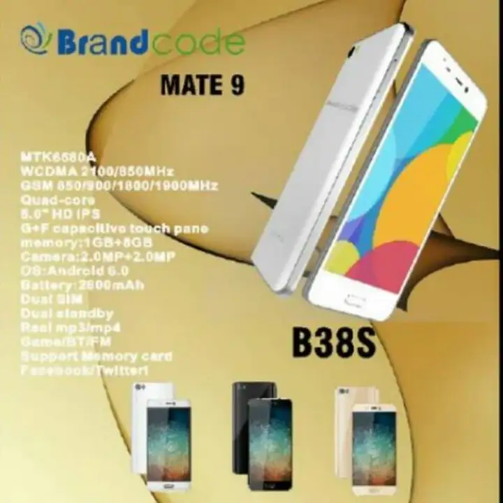 Smartphone Brandcode B38s Mate 9 Ram 1gb Rom 8gb Lazada Indonesia