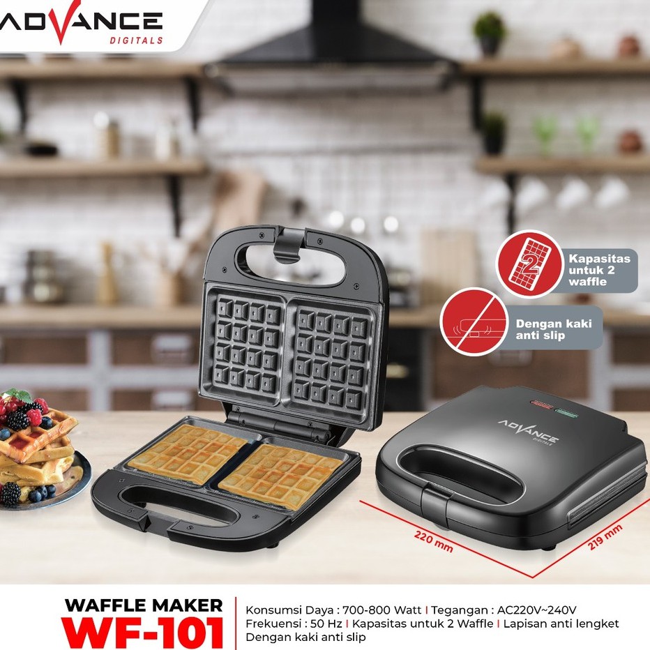 SANDWICH 101/ WAFFLE MAKER GRILLER TOASTER WF 101 Alat pemanggang Roti Sandwich Segitiga