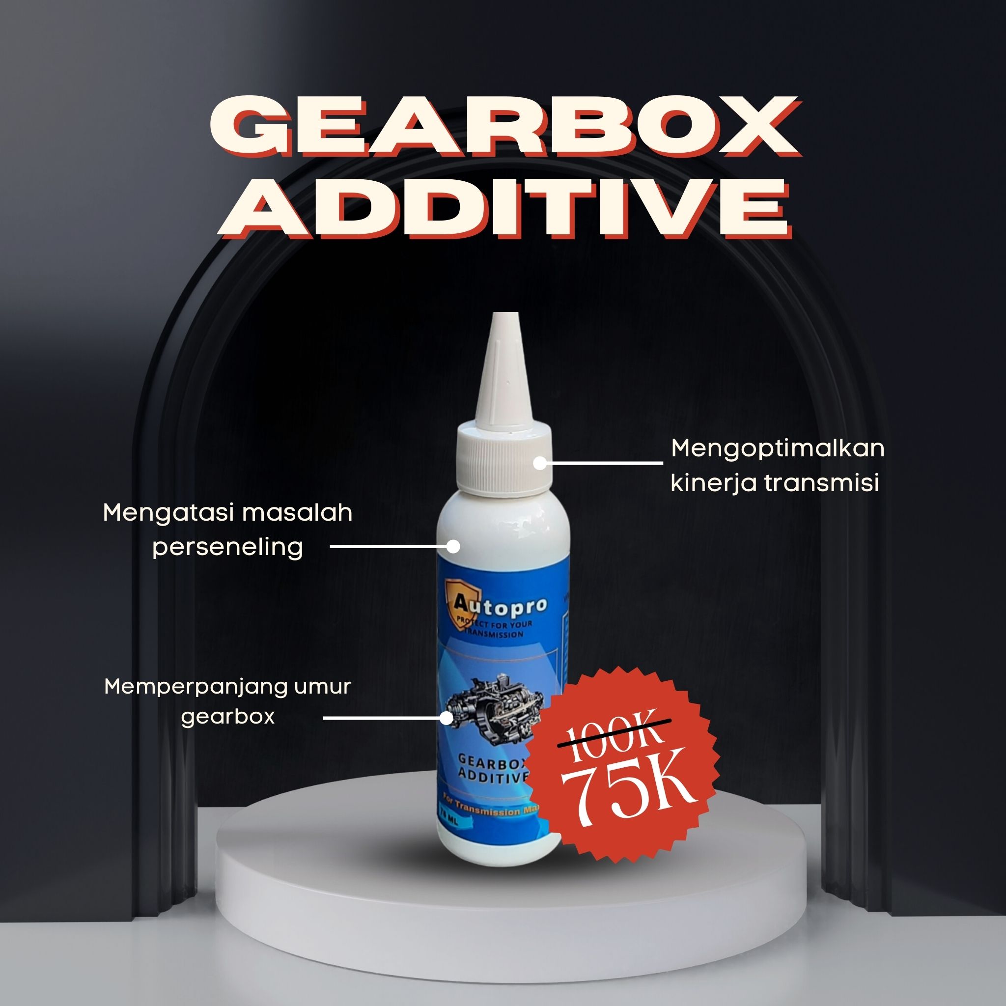 AUTOPRO GEARBOX CAIRAN ADDITIVE CAMPURAN OLI MATIC BERMASALAH DELAY