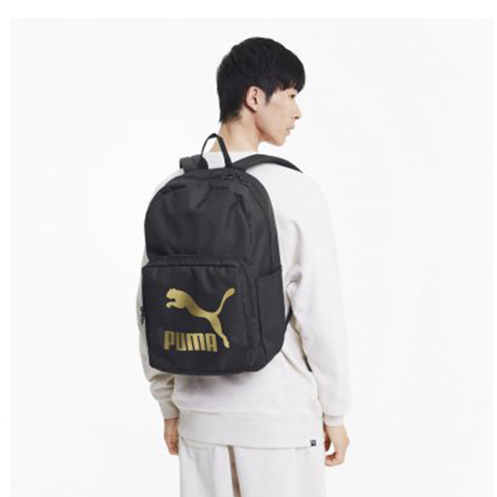 puma backpack black and gold