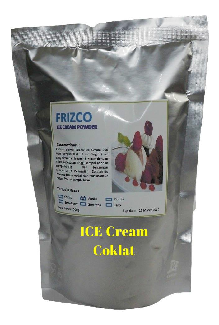 Frizco Coklat Ice Cream Powder 500gr Bubuk Es Krim Chocolate By Innovasi Shop.