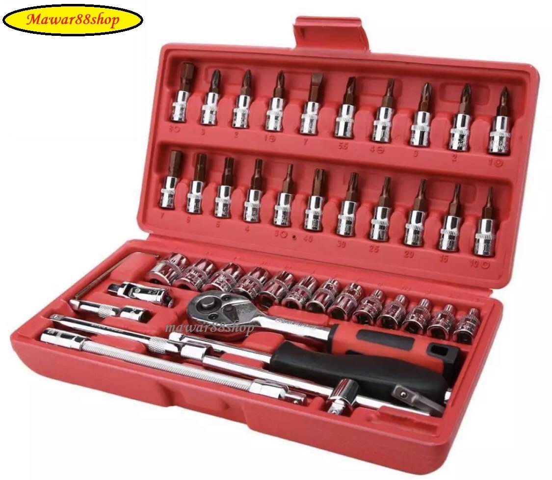 Ronaco Kunci Socket Wrench Pas Sok Shock Sock Set 21pcs 