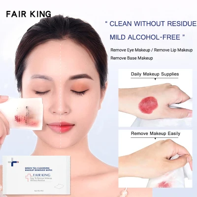 [HOT]FAIR KING Wipes Cleansing Sheet disposable Cleansing cotton Makeup Remove Face Skin Cleansing