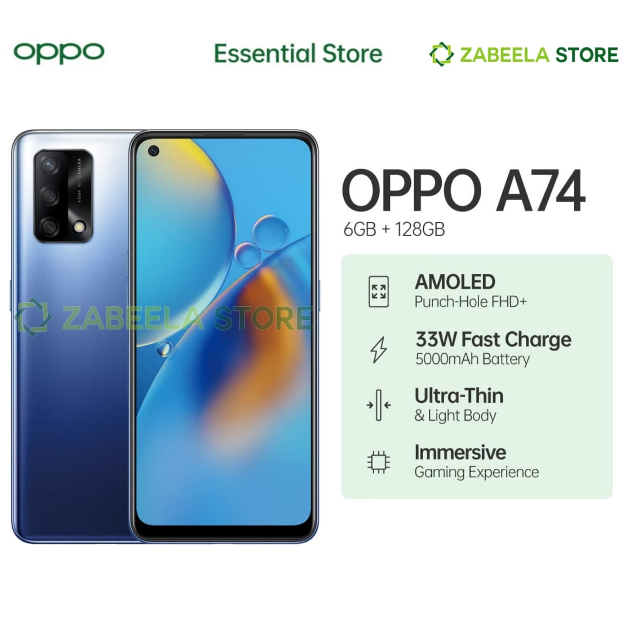 hp oppo a74 6 128