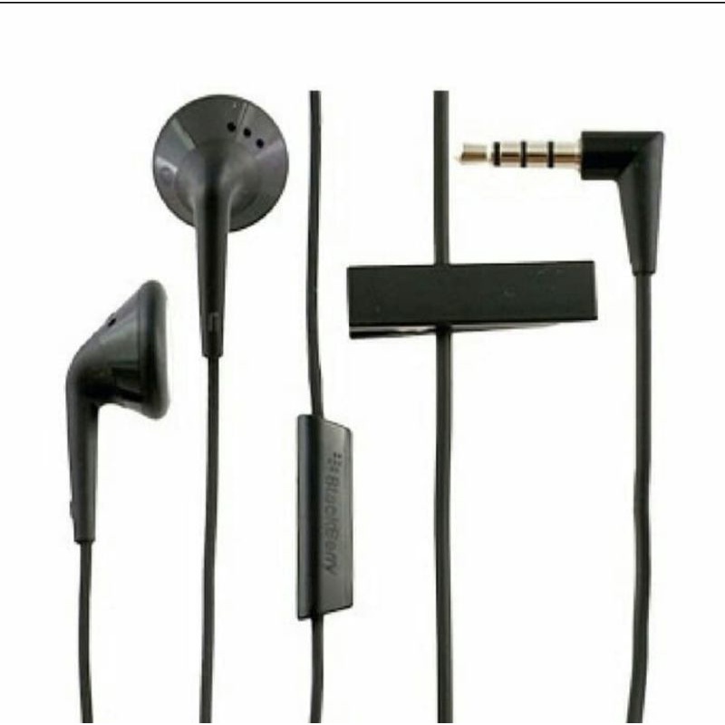 Headset Earphones Blackberry Bb android + mic Super murah Lazada