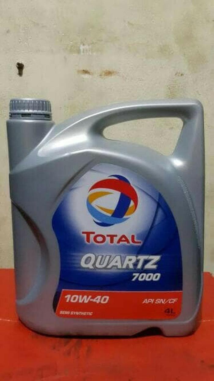 Oli Mesin Total Quartz7000 10W40 Galon aksesoris mobil