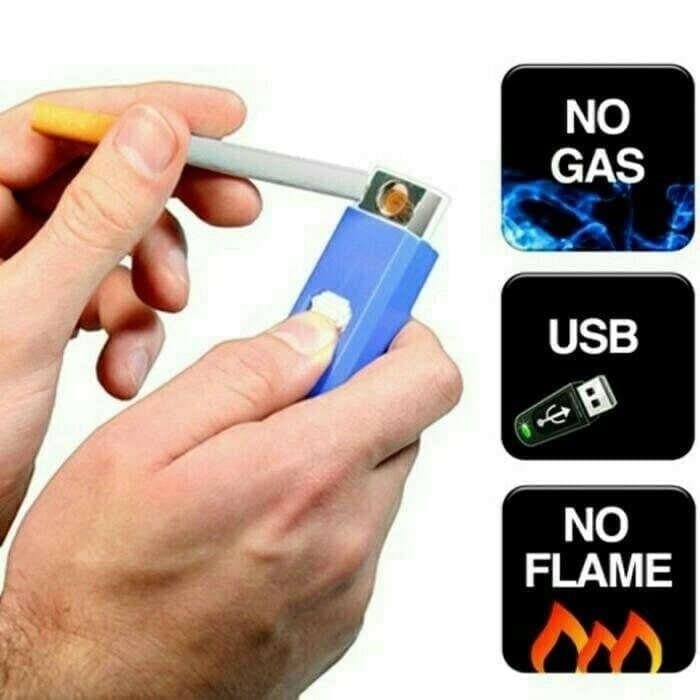 Korek Api Usb Elektrik Cigarette Lighter Rechargeable Korek Api Rokok