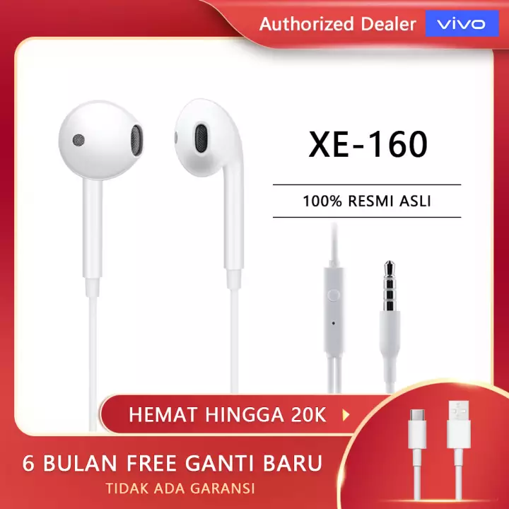 Jual Earphone Vivo Original Terbaru 