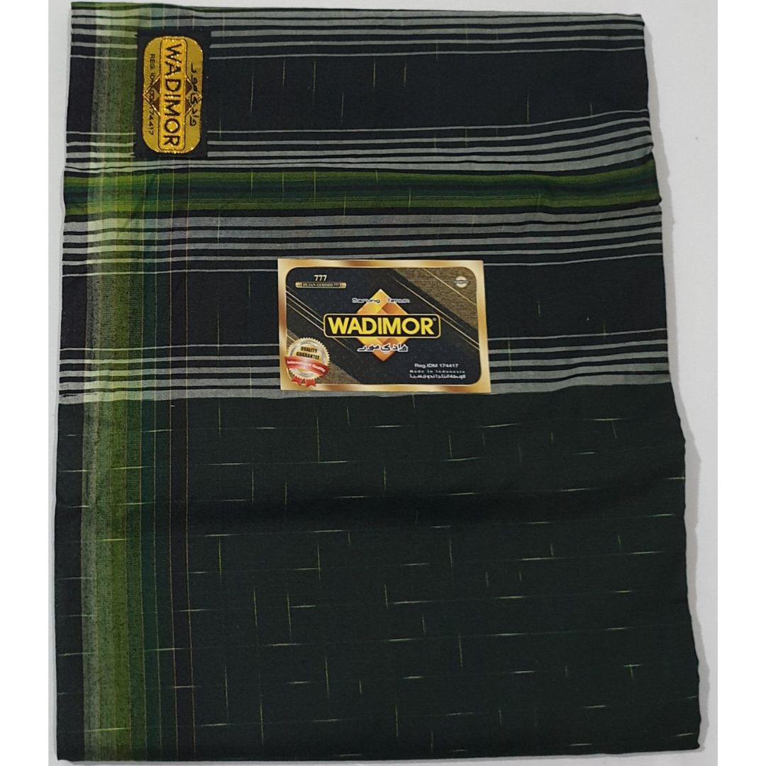 SARUNG WADIMOR MOTIF HUJAN GERIMIS 777 Sarung Wadimor Warna Biru