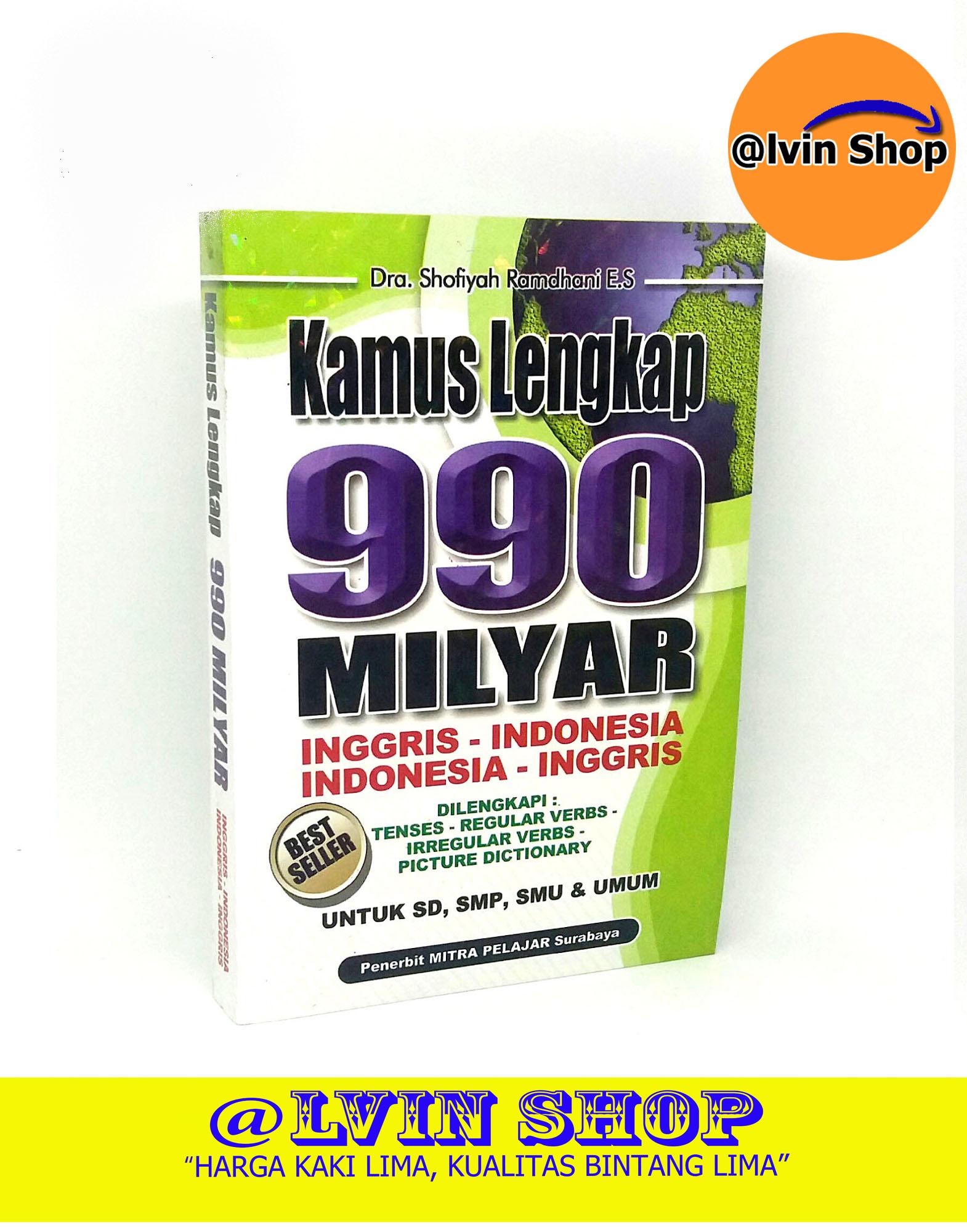 Kamus Lengkap 990 Milyar Indonesia-Inggris Inggris-Indonesia/ alat tulis / Atk /buku / pensil / kerja / sekolah / kuliah / tulis / catatan / kantor / kuat / penggaris / penghapus / cutter / gunting / joyko / solasi / tipe x / stapler /
