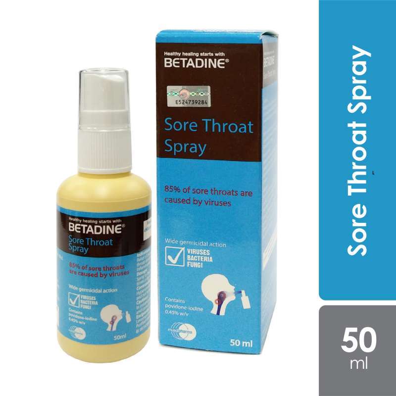 Jual Betadine Sore Throat Spray Terbaru Lazada Co Id