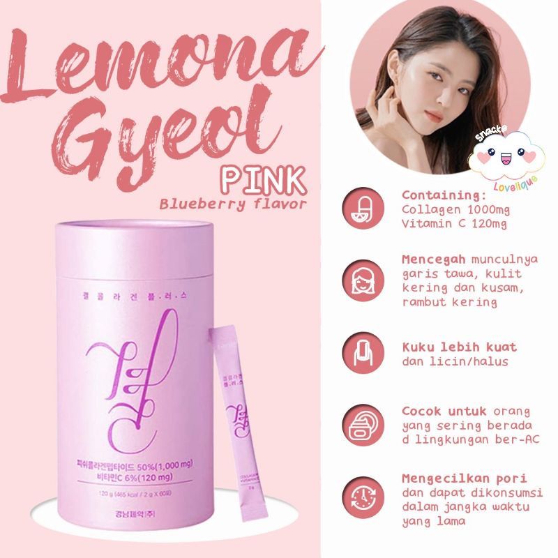 Lemona Gyeol with nano collagen powder + vitamin C GYEOL LEMONA x Han ...