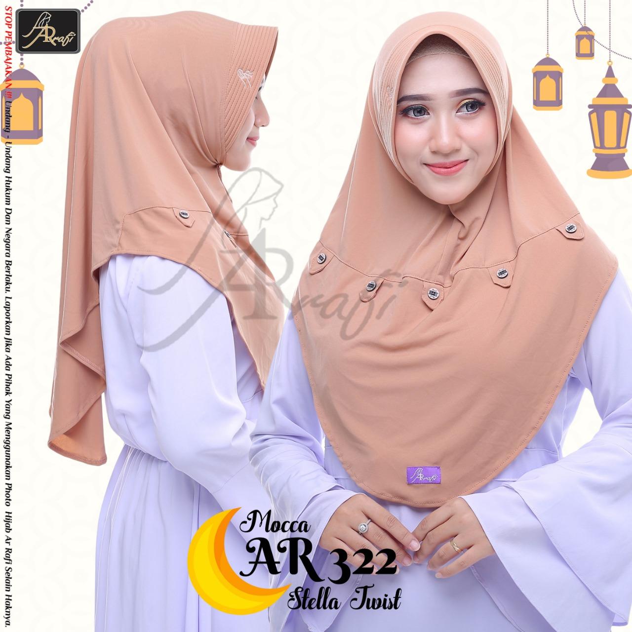 Hijab Arrafi Kode Ar 322 - Original Jilbab Instan Terbaru Arrafi