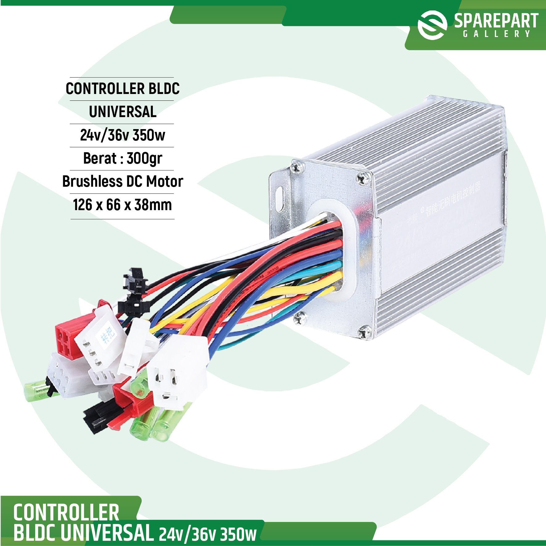 Controller brushless 24V/36V DC 350W 