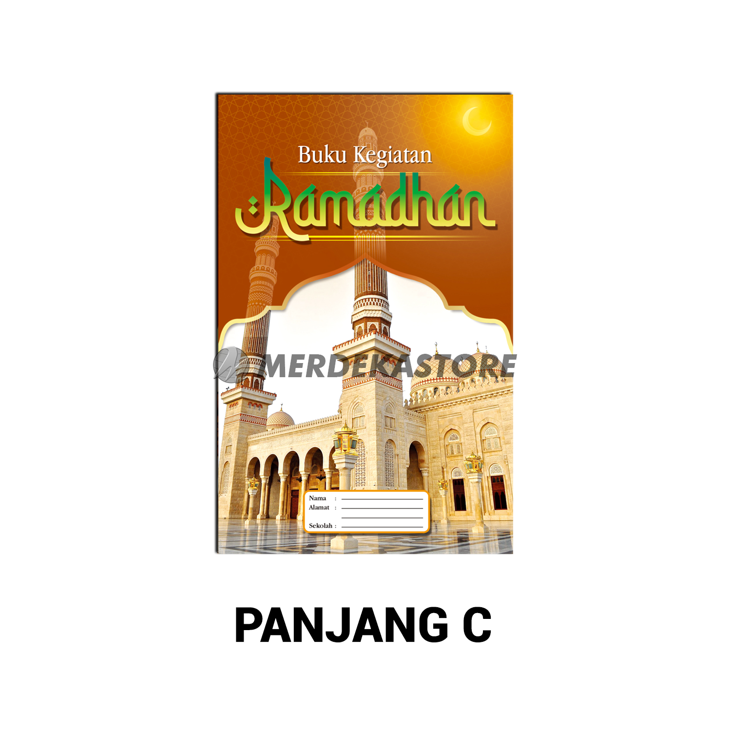 50 Pcs Buku Kegiatan Ramadhan Hvs Catatan Amaliah Ramadan Anak Sd Smp