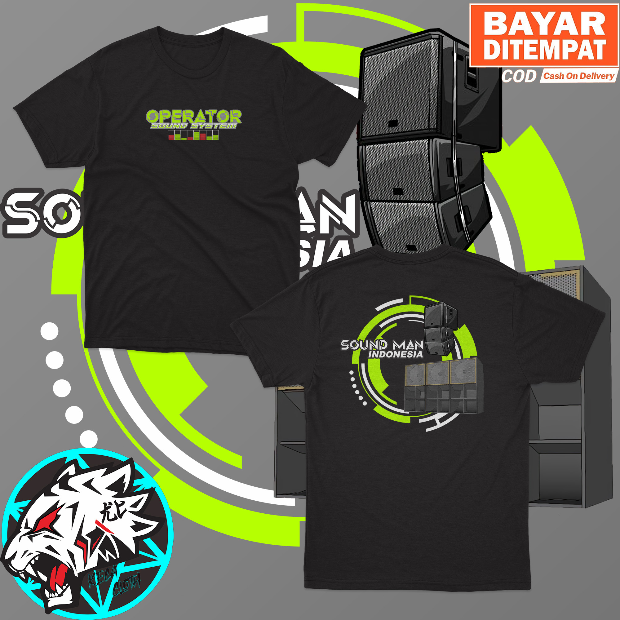 KAOS BAJU OPERATOR SOUND SYSTEM BIG SIZE JUMBO KAOS SOUND SYSTEM PRIA