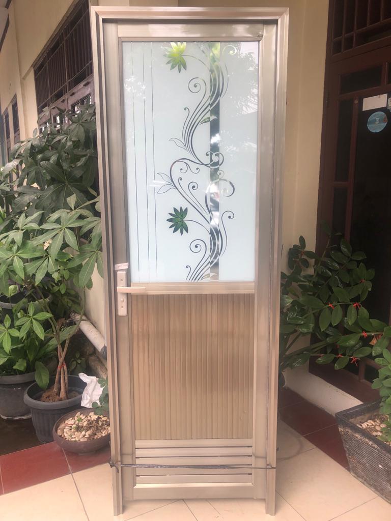 Pintu Kaca Aluminium Type Lm0720c Pintu Kamar Mandi Pintu Anti Karat Pintu Kamar Mandi 4123