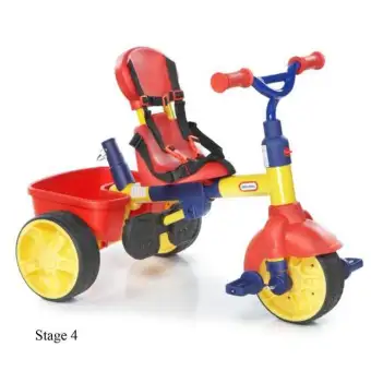 little tikes push and ride tricycle