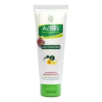 Acnes Creamy Wash Plus Vit C E 50 Gr Lazada Indonesia