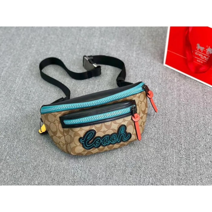 Terbaru TAS COACH TERRAIN BELT BAG OR 