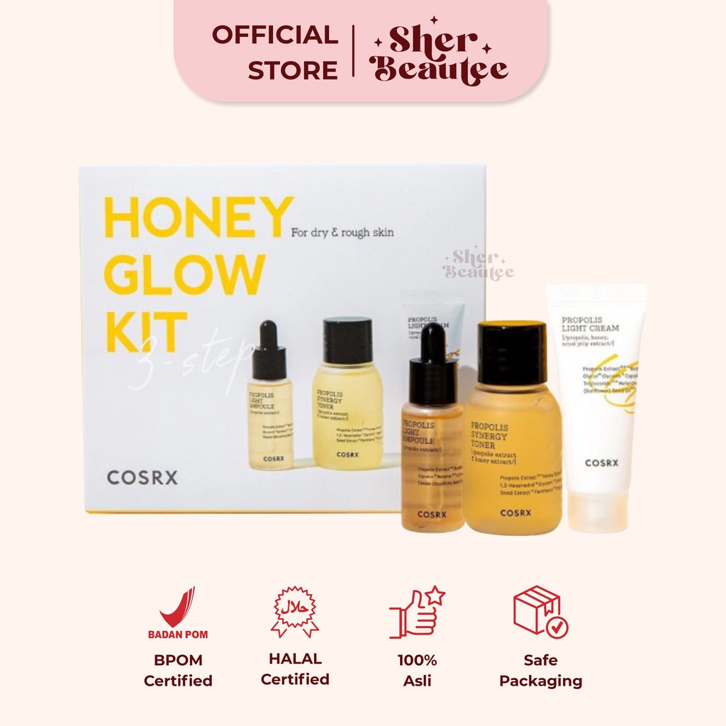 Cosrx Full Fit Propolis Trial Kit ( Honey Glow Kit) | Lazada Indonesia