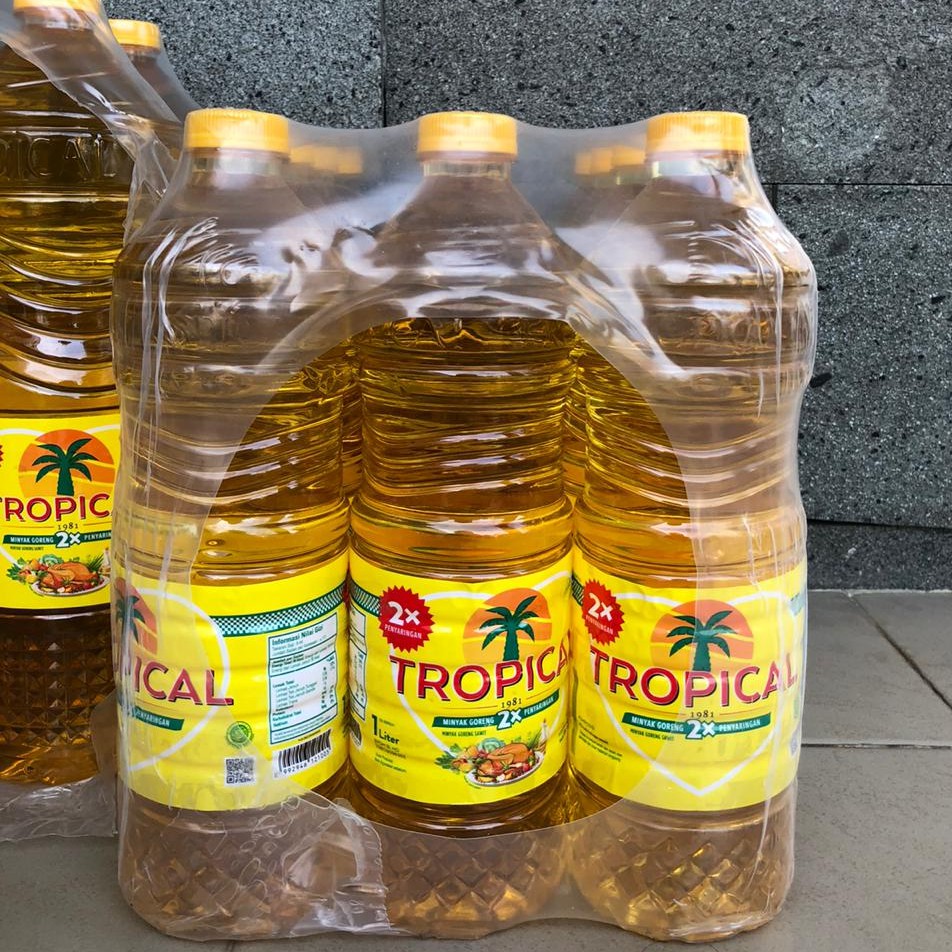 Minyak Tropical 1 Liter Harga : Rose brand minyak goreng pouch 1ltr: